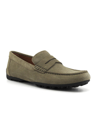 GEOX Kosmopolis Mocassino Uomo Sage Verde U35CFB00020C3016 - Sandrini Calzature e Abbigliamento