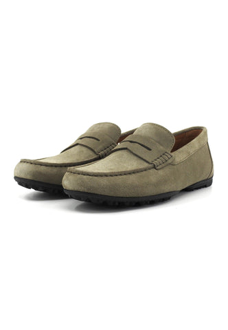 GEOX Kosmopolis Mocassino Uomo Sage Verde U35CFB00020C3016 - Sandrini Calzature e Abbigliamento