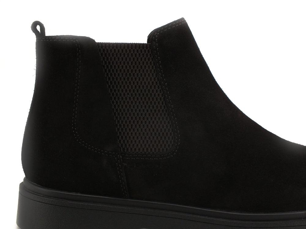 GEOX Polacco Suede Elastici Dark Coffee U16D1C00023C6024 - Sandrini Calzature e Abbigliamento