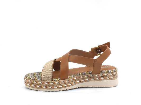 GEOX Sandalo Listini Intreccio Eolie Marrone Sabbia - Sandrini Calzature e Abbigliamento