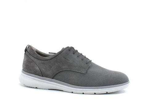 GEOX Sirmione Scarpa Lacci Canvas Grey U15BTB02210C1006 - Sandrini Calzature e Abbigliamento