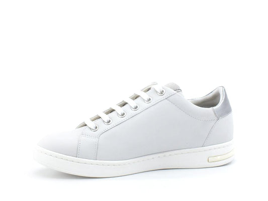GEOX Sneaker Fascia Strass Bianco White Silver - Sandrini Calzature e Abbigliamento
