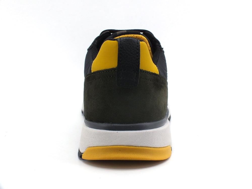 GEOX Sneaker Running Black Dark Yellow U16DQA022FUC9241 - Sandrini Calzature e Abbigliamento