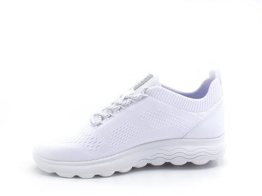 GEOX Sneaker Running Knitted Spherica Bianco - Sandrini Calzature e Abbigliamento
