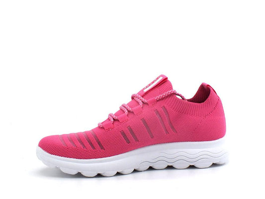 GEOX Sneaker Running Knitted Spherica Rosa Fuxia - Sandrini Calzature e Abbigliamento
