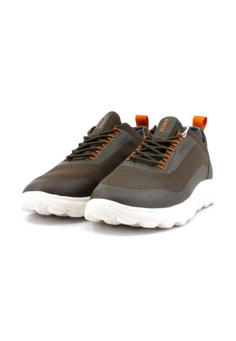 GEOX Spherica Sneaker Uomo Military U35BYA0006KC3009 - Sandrini Calzature e Abbigliamento