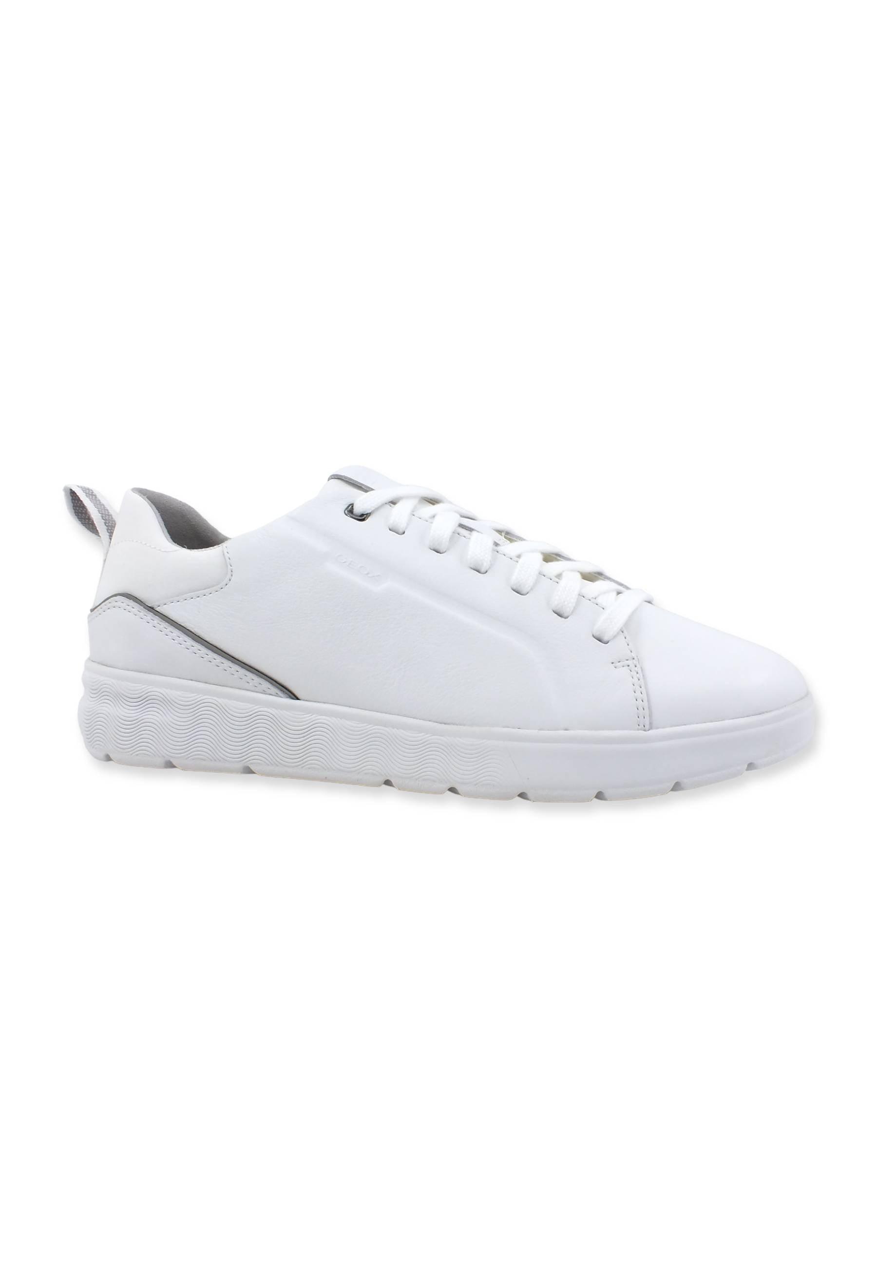 GEOX Spherica Sneaker Uomo White U25E7B00085C1000 - Sandrini Calzature e Abbigliamento