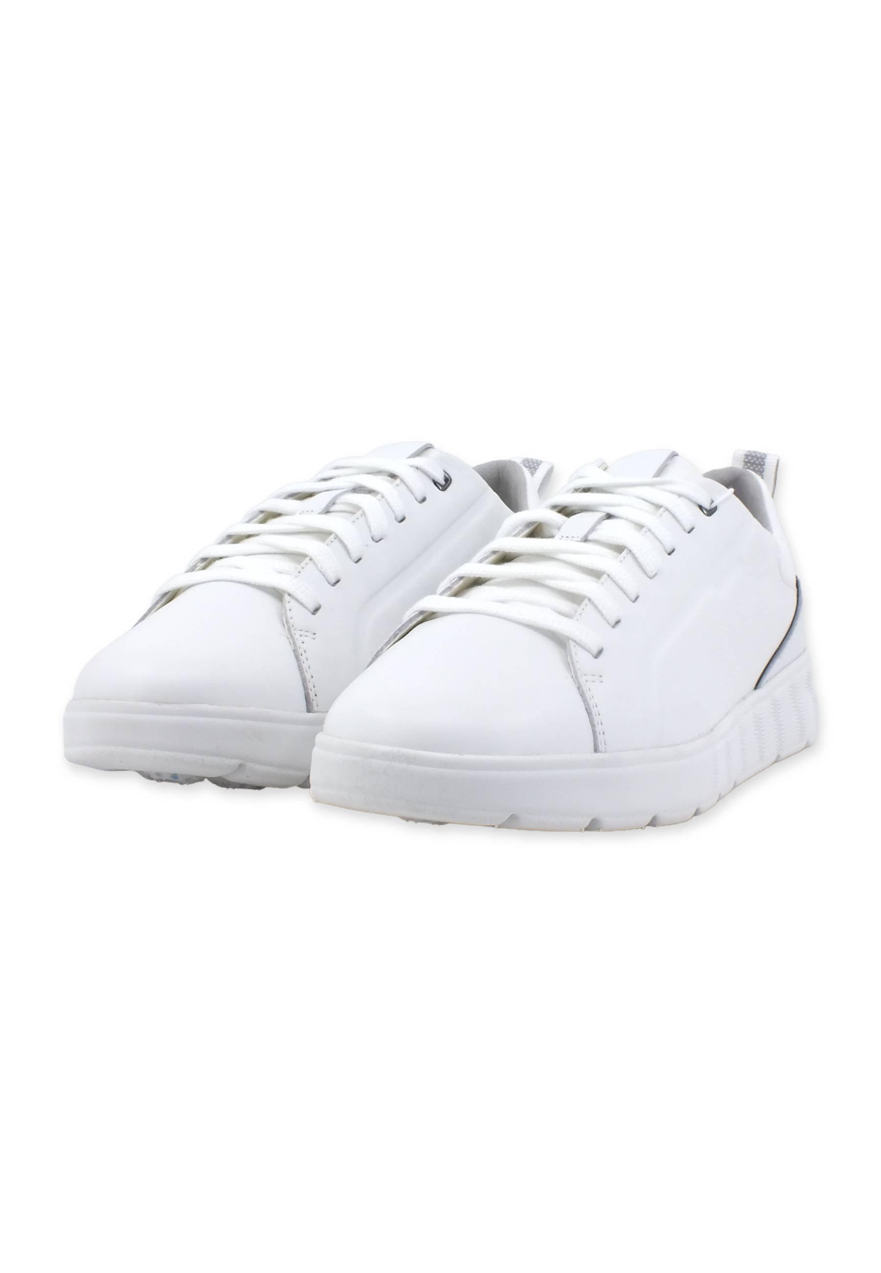 GEOX Spherica Sneaker Uomo White U25E7B00085C1000 - Sandrini Calzature e Abbigliamento