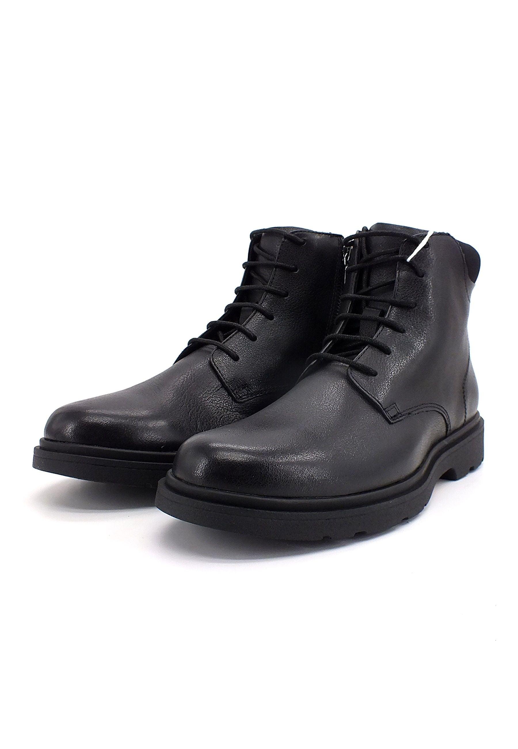 GEOX Spherica Stivaletto Polacco Uomo Black U16D1E00047C9999 - Sandrini Calzature e Abbigliamento