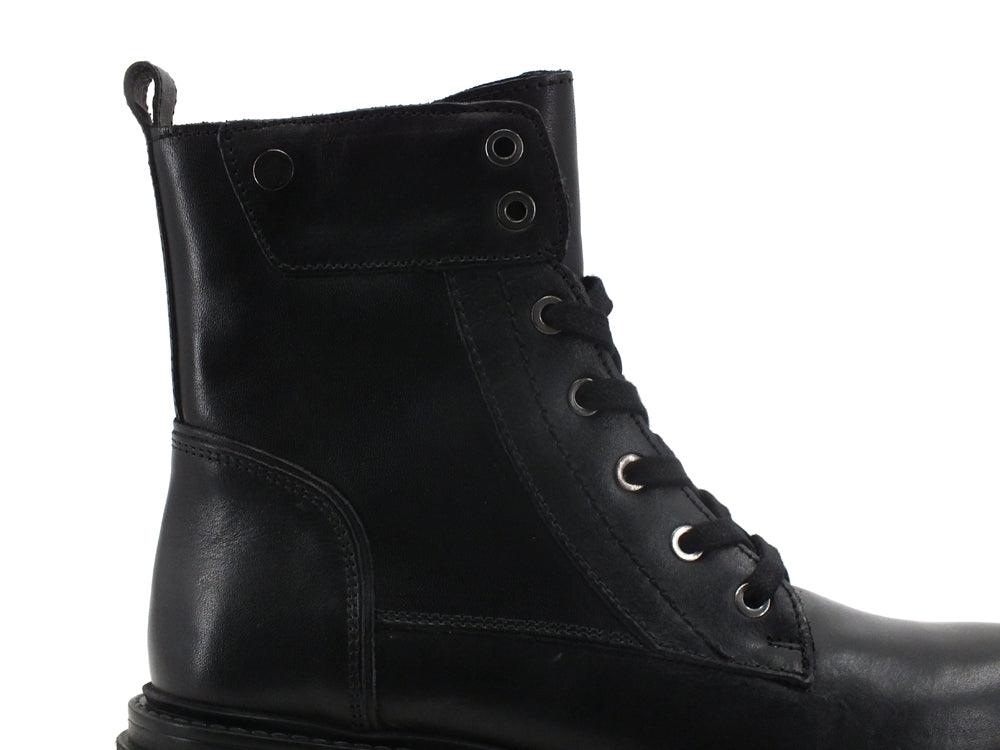 GEOX Stivaletto Anfibio Borchie Black D16HRC00043C9999 - Sandrini Calzature e Abbigliamento