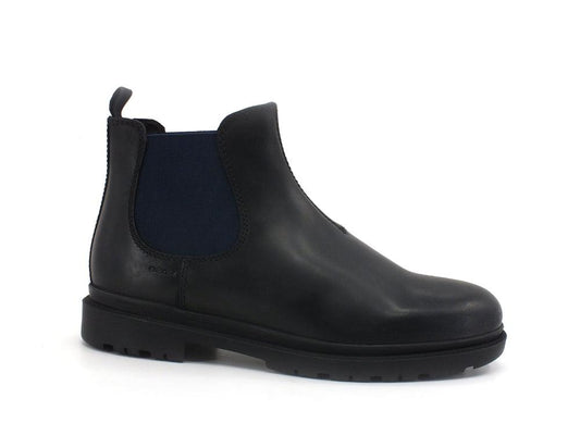 GEOX Stivaletto Polacco Elastici Black Navy - Sandrini Calzature e Abbigliamento