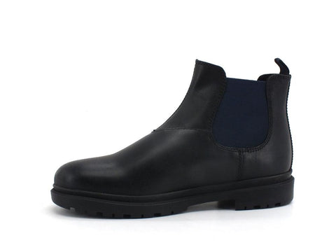 GEOX Stivaletto Polacco Elastici Black Navy - Sandrini Calzature e Abbigliamento