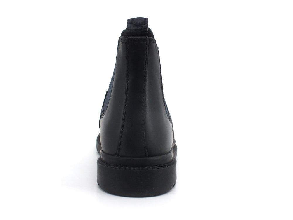 GEOX Stivaletto Polacco Elastici Black Navy - Sandrini Calzature e Abbigliamento