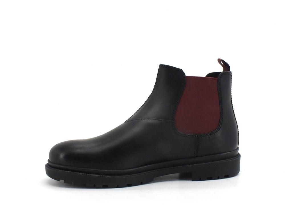 GEOX Stivaletto Polacco Elastici Black Wine - Sandrini Calzature e Abbigliamento