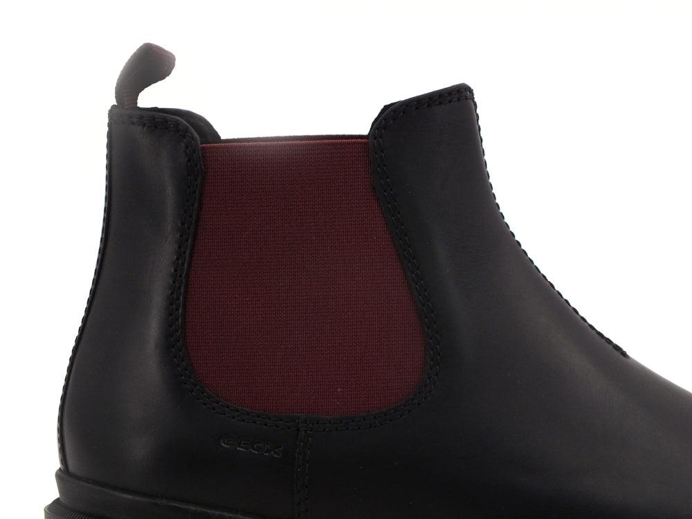 GEOX Stivaletto Polacco Elastici Black Wine - Sandrini Calzature e Abbigliamento