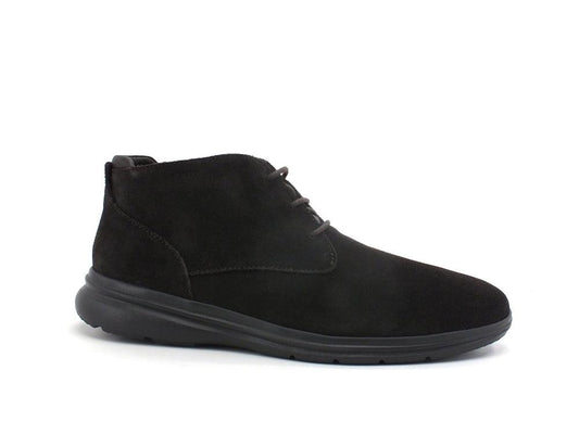 GEOX Stringata Lacci Suede Dark Coffe U16BTB00022C6024 - Sandrini Calzature e Abbigliamento