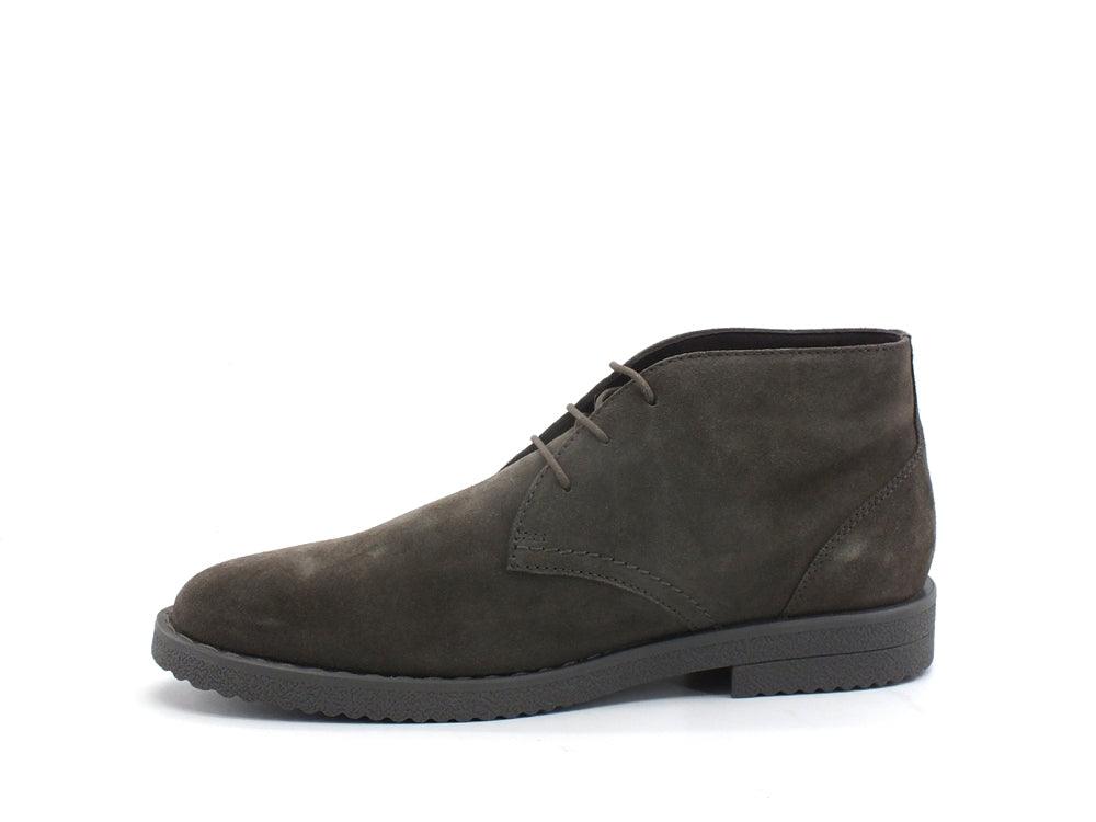 GEOX Stringata Lacci Suede Stone U043MB00022C9007 - Sandrini Calzature e Abbigliamento