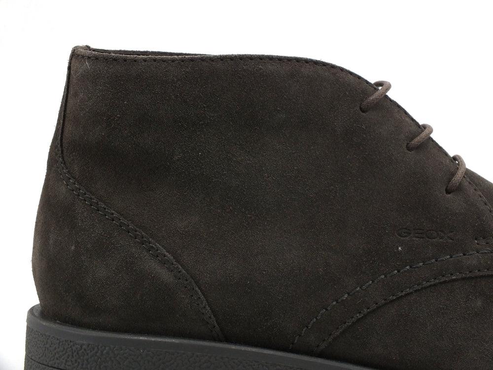 GEOX Stringata Lacci Suede Stone U043MB00022C9007 - Sandrini Calzature e Abbigliamento