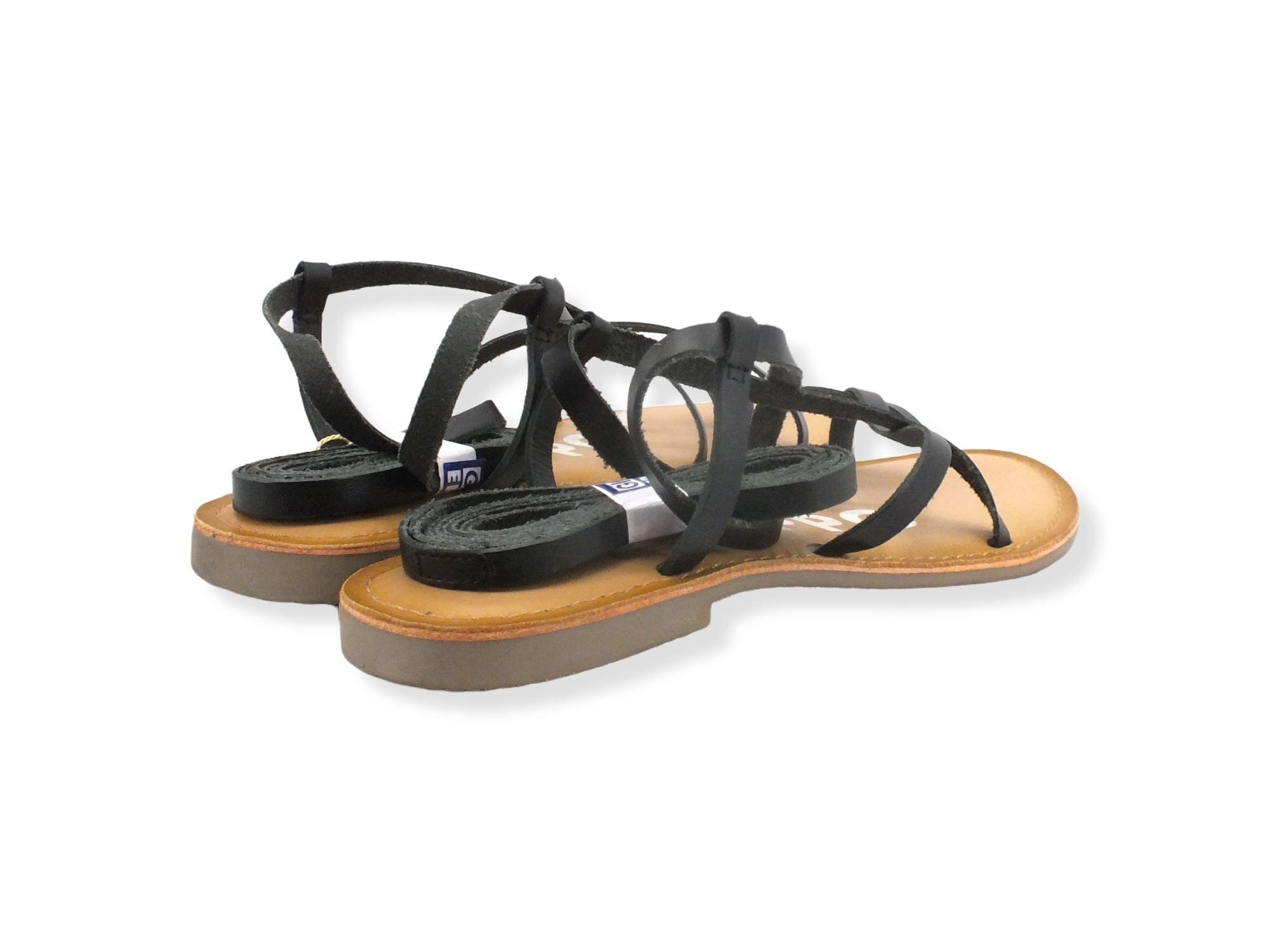 GIOSEPPO Claverack Sandalo Gladiator Infradito Black 58494 - Sandrini Calzature e Abbigliamento