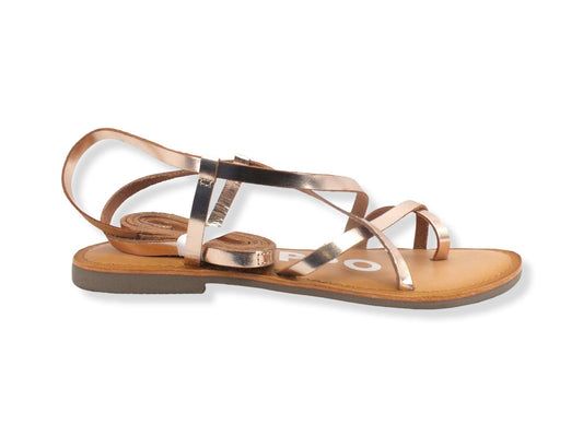 GIOSEPPO Claverack Sandalo Gladiator Infradito Gold 58494 - Sandrini Calzature e Abbigliamento