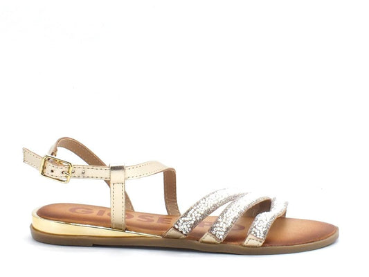 GIOSEPPO Greig Sandalo Strass Gold 59829 - Sandrini Calzature e Abbigliamento