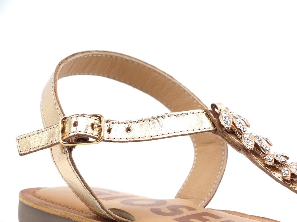 GIOSEPPO Harrells Sandalo Strass Gold 59826 - Sandrini Calzature e Abbigliamento