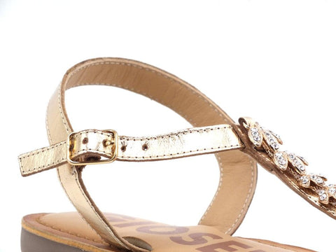 GIOSEPPO Harrells Sandalo Strass Gold 59826 - Sandrini Calzature e Abbigliamento