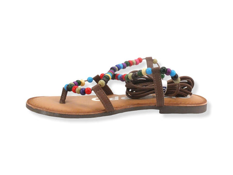 GIOSEPPO Laconi Sandalo Infradito Gladiator Perle Multi 66032 - Sandrini Calzature e Abbigliamento