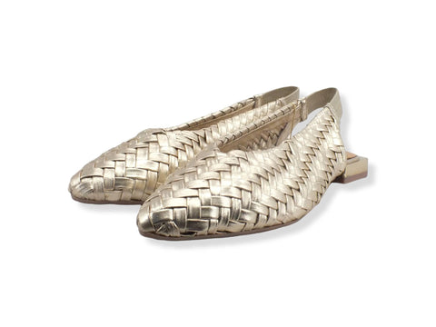 GIOSEPPO Orotina Sandalo Ballerina Tallone Aperto Gold 65925 - Sandrini Calzature e Abbigliamento