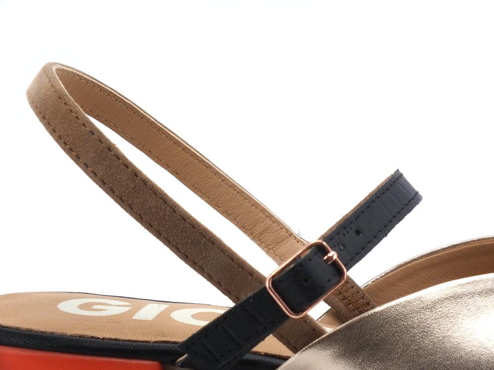 GIOSEPPO Randall Ballerina Laminata - Sandrini Calzature e Abbigliamento