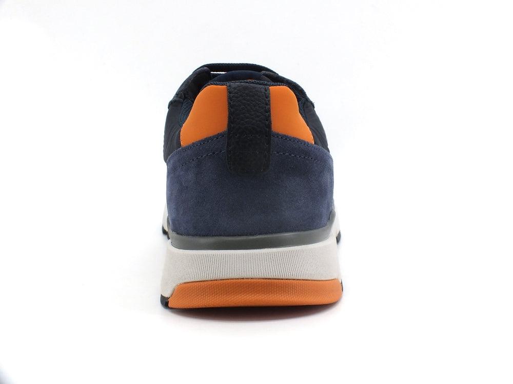 GOEX Sneaker Running Suede Bicolor Navy Orange U16DQA022FUC0659 - Sandrini Calzature e Abbigliamento