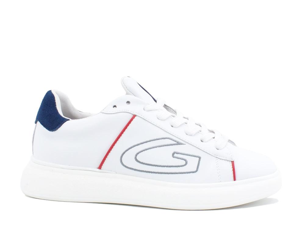 GUARDIANI King 013 Sneakers White Blue AGU101028 - Sandrini Calzature e Abbigliamento