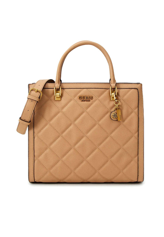 GUESS Abey Borsa Tote Beige QB855823 - Sandrini Calzature e Abbigliamento