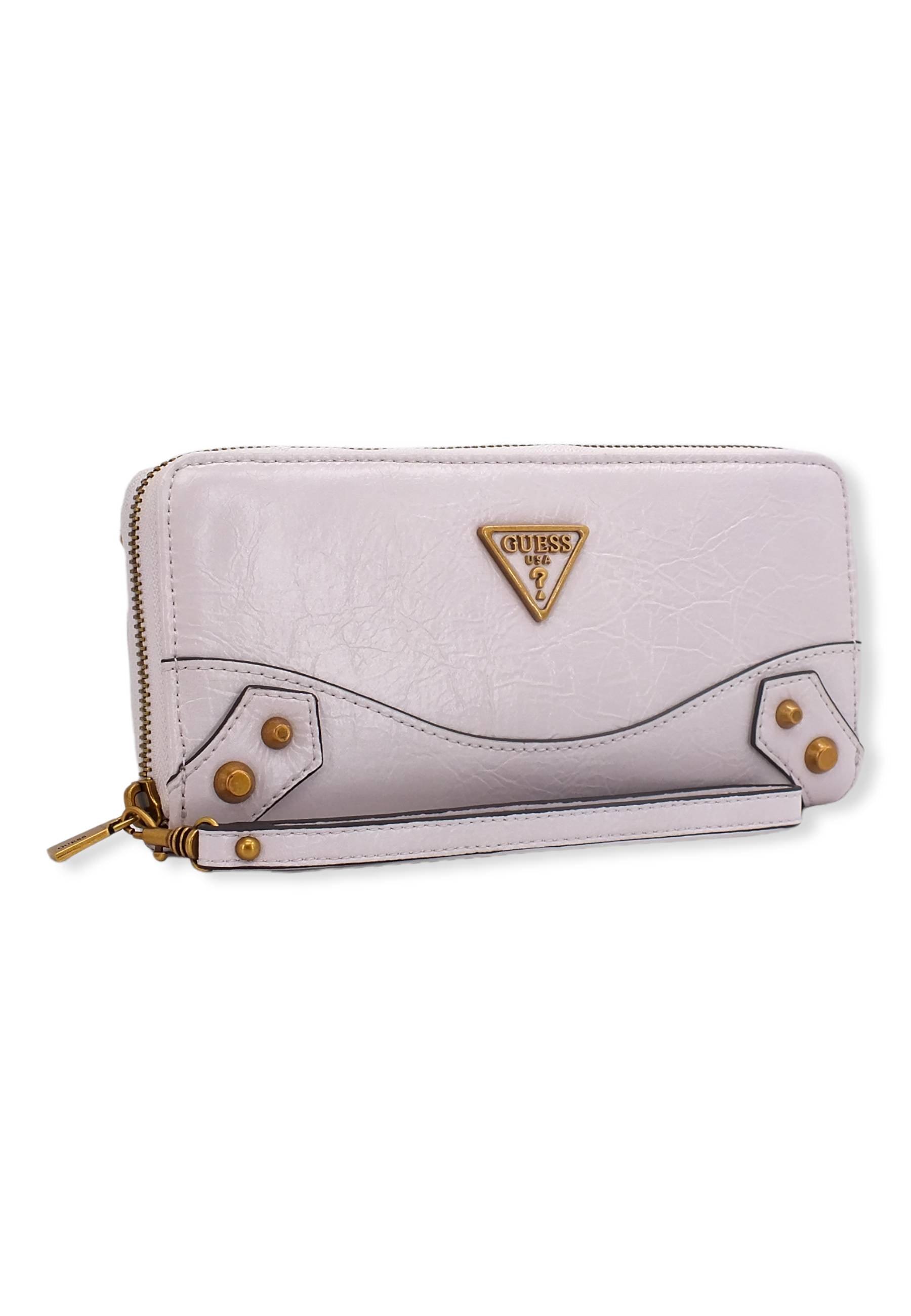 GUESS Amantea Portafoglio Donna Bianco Stone XB865046 - Sandrini Calzature e Abbigliamento