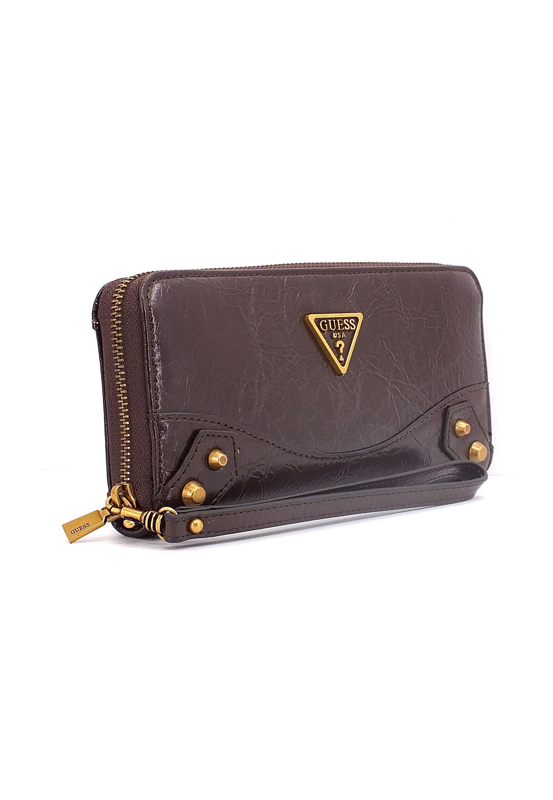GUESS Amantea Slg Portafoglio Donna Chocolate XB865046 - Sandrini Calzature e Abbigliamento