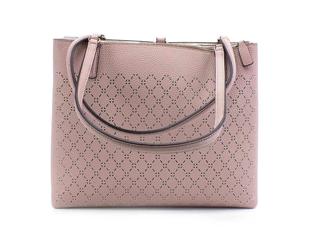 GUESS Amara Socety Carryall Borsa Traforata Biscuit XG849310 - Sandrini Calzature e Abbigliamento