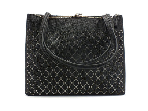 GUESS Amara Socety Carryall Borsa Traforata Black XG849310 - Sandrini Calzature e Abbigliamento