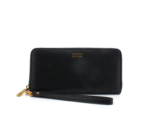 GUESS Atene Slg Portafoglio Zip Aorund Black XA841946 - Sandrini Calzature e Abbigliamento