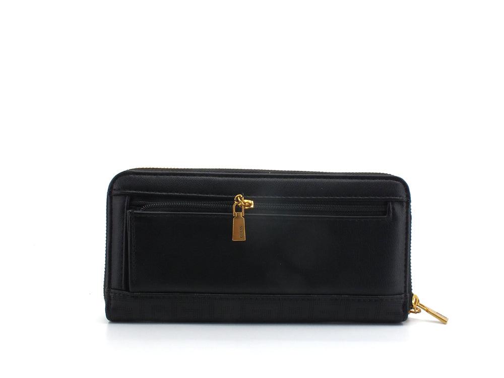 GUESS Atene Slg Portafoglio Zip Aorund Black XA841946 - Sandrini Calzature e Abbigliamento
