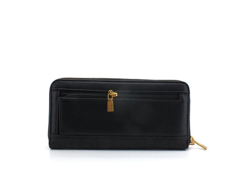 GUESS Atene Slg Portafoglio Zip Aorund Black XA841946 - Sandrini Calzature e Abbigliamento