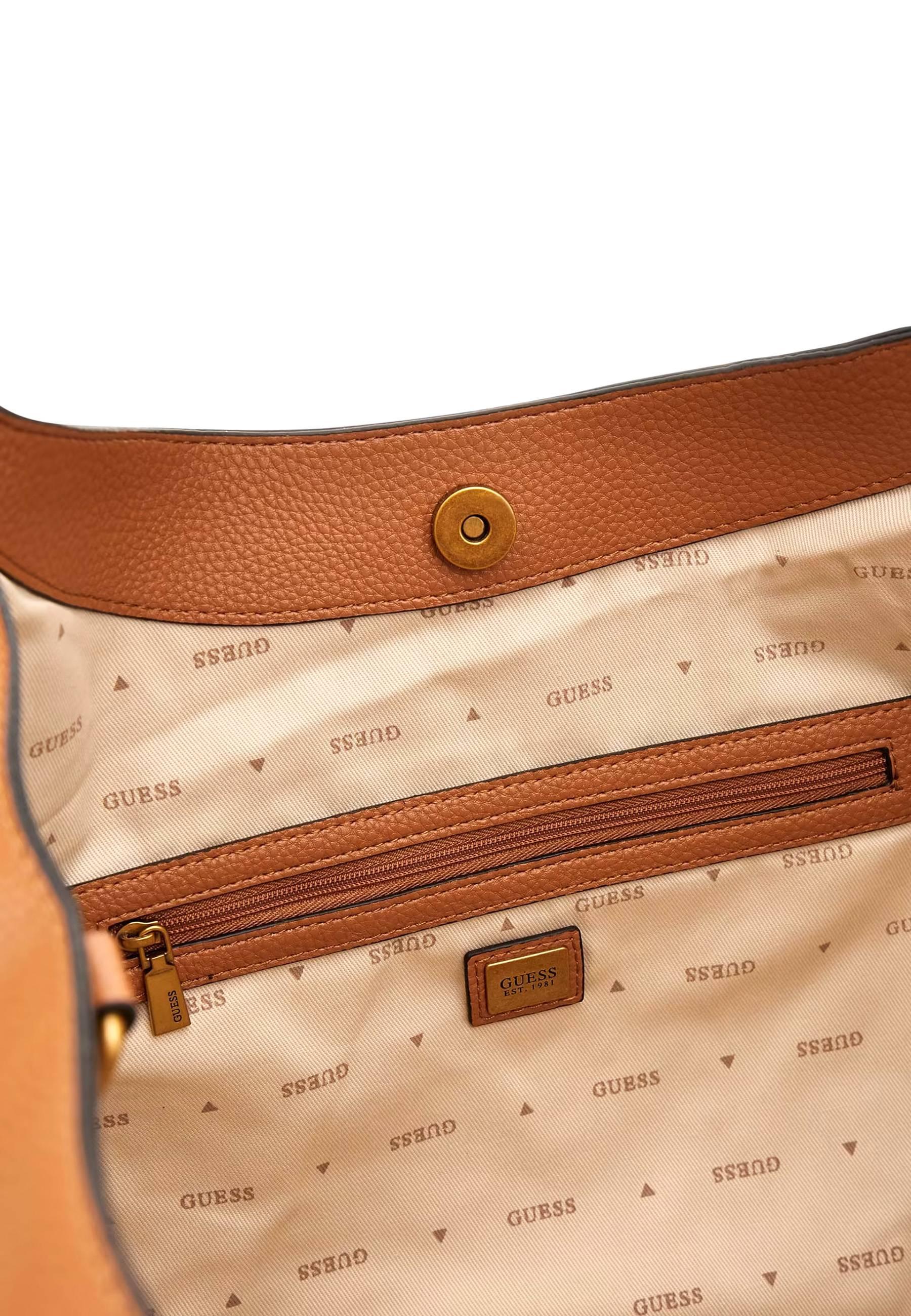 GUESS Becci Borsa Carryall Marrone Cognac VB878225 - Sandrini Calzature e Abbigliamento