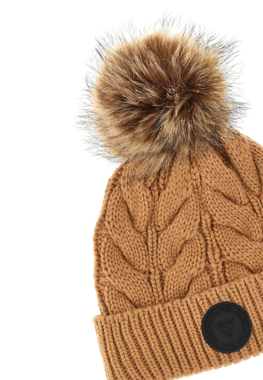 GUESS Berretta Donna Coffee Cream AW9959WOL01 - Sandrini Calzature e Abbigliamento