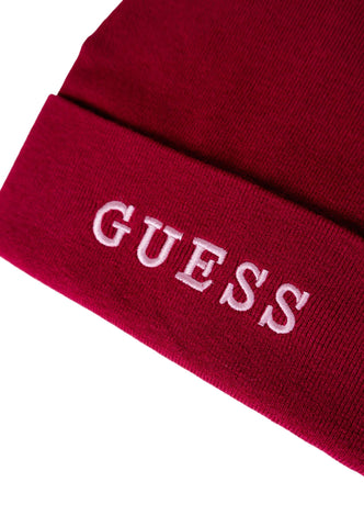 GUESS Berretta Donna Wine Berry Bordeaux AW9251WOL01 - Sandrini Calzature e Abbigliamento