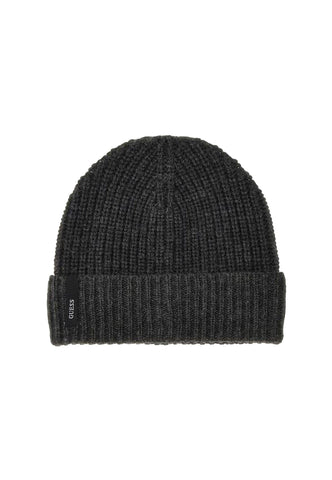 GUESS Berretta Uomo Dark Grey Melange AM5025POL01 - Sandrini Calzature e Abbigliamento