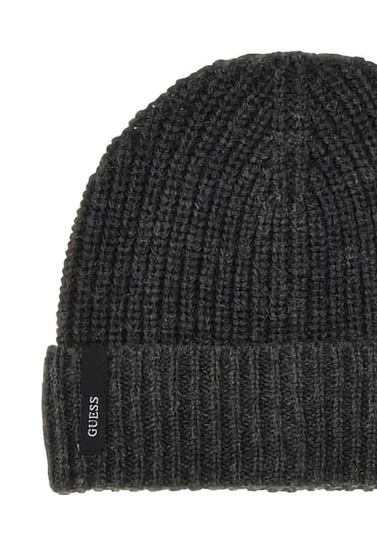 GUESS Berretta Uomo Dark Grey Melange AM5025POL01 - Sandrini Calzature e Abbigliamento