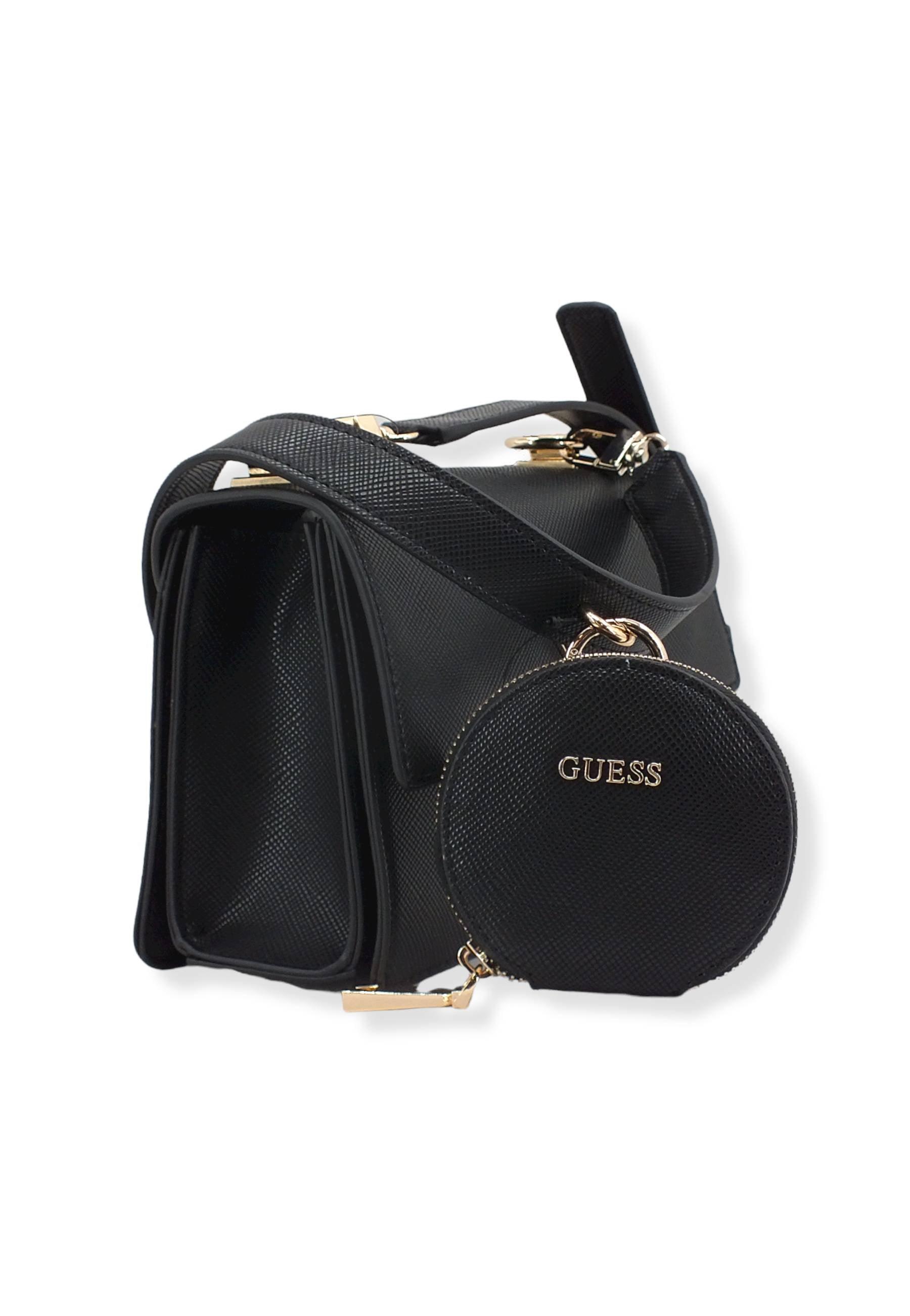 GUESS Borsa Tracolla Alexie Crossbody Black VG841619 - Sandrini Calzature e Abbigliamento