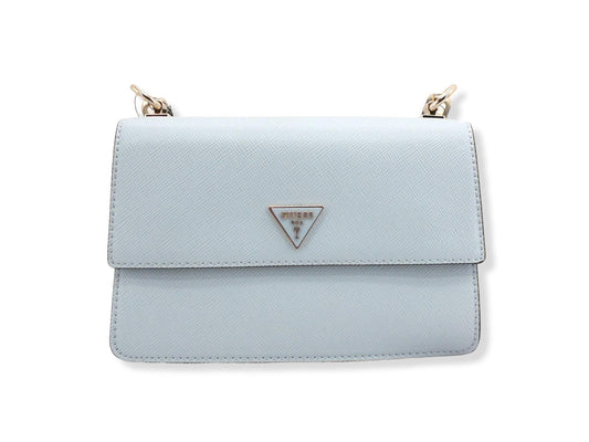 GUESS Borsa Tracolla Alexie Crossbody Flap Azzurro Pale Cloud VG841619 - Sandrini Calzature e Abbigliamento