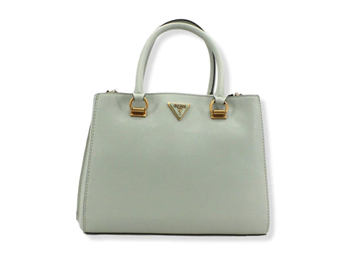 GUESS Borsa Tracolla Alexie Satchel Logo Verde Sage VB841606 - Sandrini Calzature e Abbigliamento
