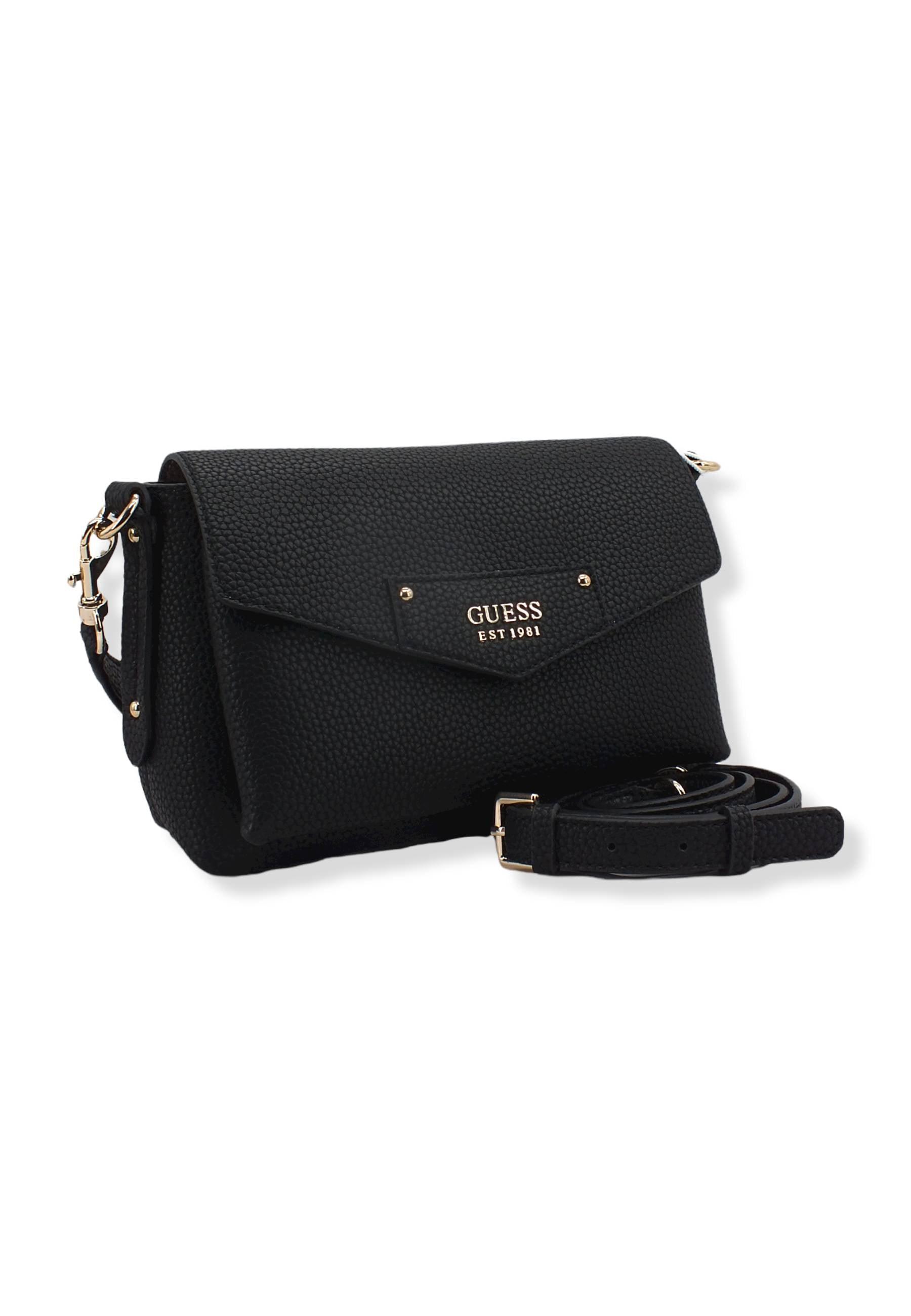 GUESS Borsa Tracolla Eco Brenton Black EVG839019 - Sandrini Calzature e Abbigliamento