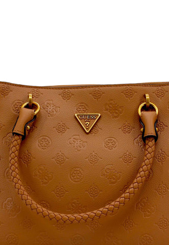 GUESS Borsa Tracolla Helania Socety Marrone Caramel PB840310 - Sandrini Calzature e Abbigliamento
